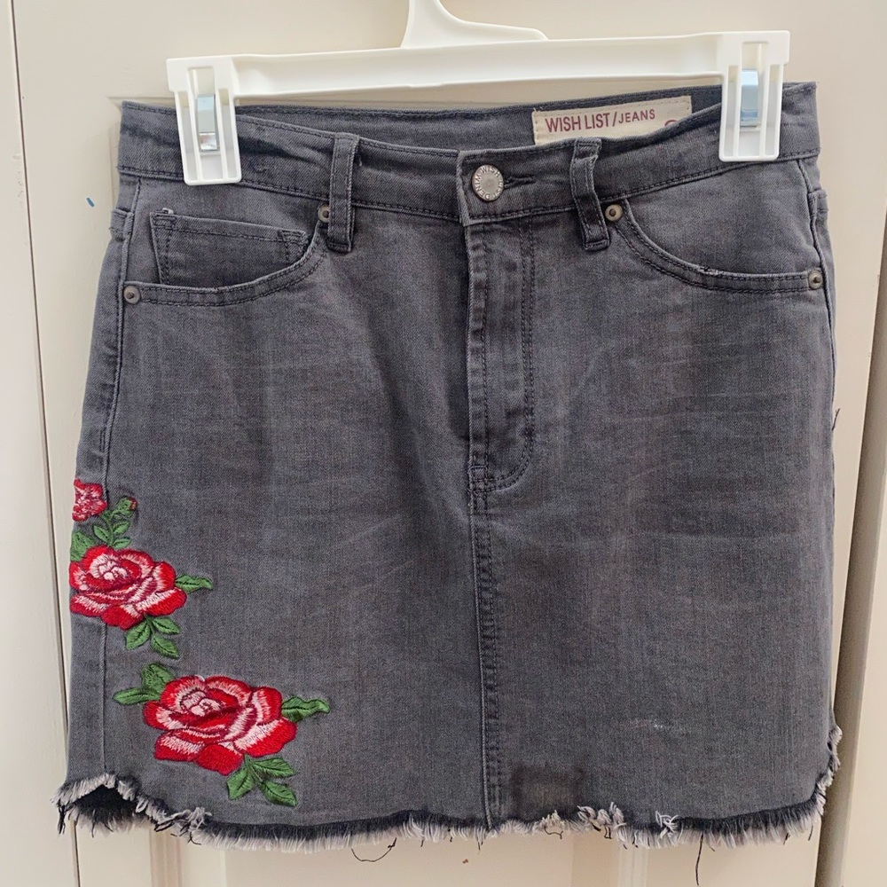 garage denim skirt